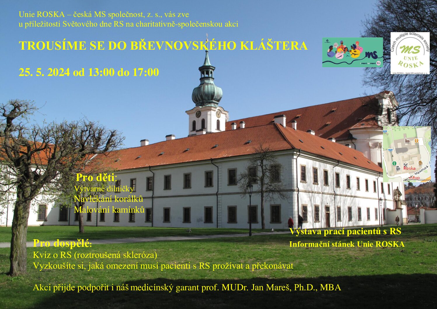 Pozvánka na akci: Trousíme se do Břevnovského kláštera